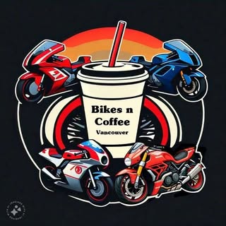 Bikes n Coffee YVR logo